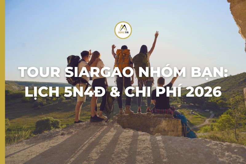 Tour Siargao Nhóm Bạn: Lịch 5N4Đ & Chi Phí 2026