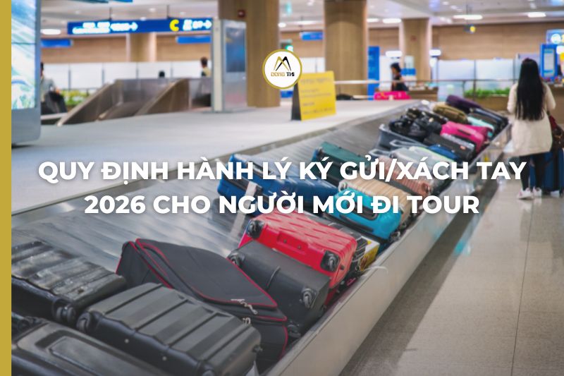 Quy Định Hành Lý Ký Gửi/Xách Tay 2026 Cho Người Mới Đi Tour