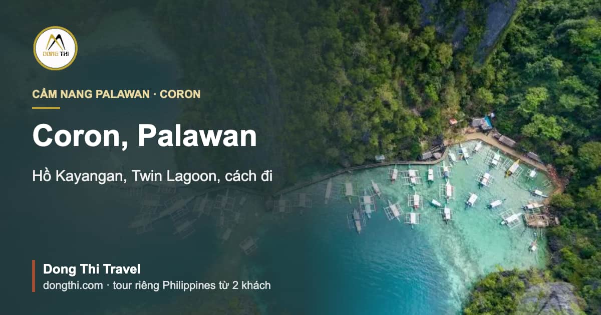 Coron, Palawan: hồ Kayangan, Twin Lagoon, cách đi