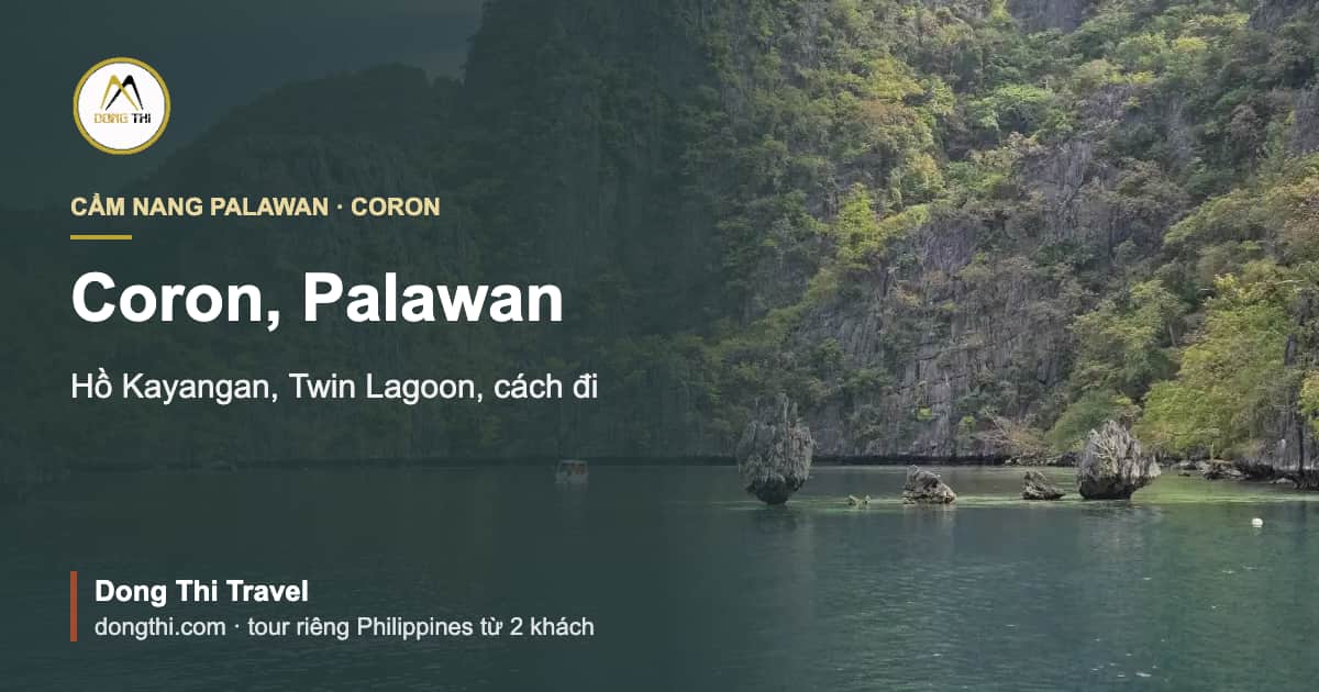 Coron, Palawan: hồ Kayangan, Twin Lagoon, cách đi