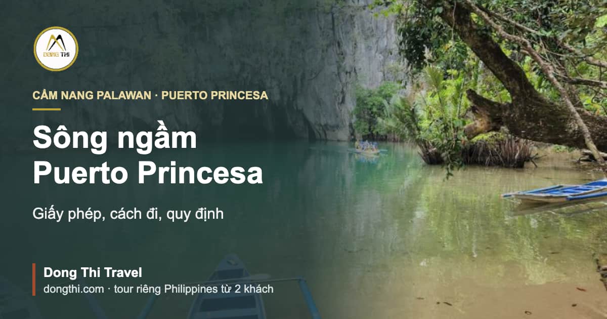 Sông ngầm Puerto Princesa: giấy phép, cách đi, quy định